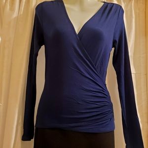Dark blue blouse